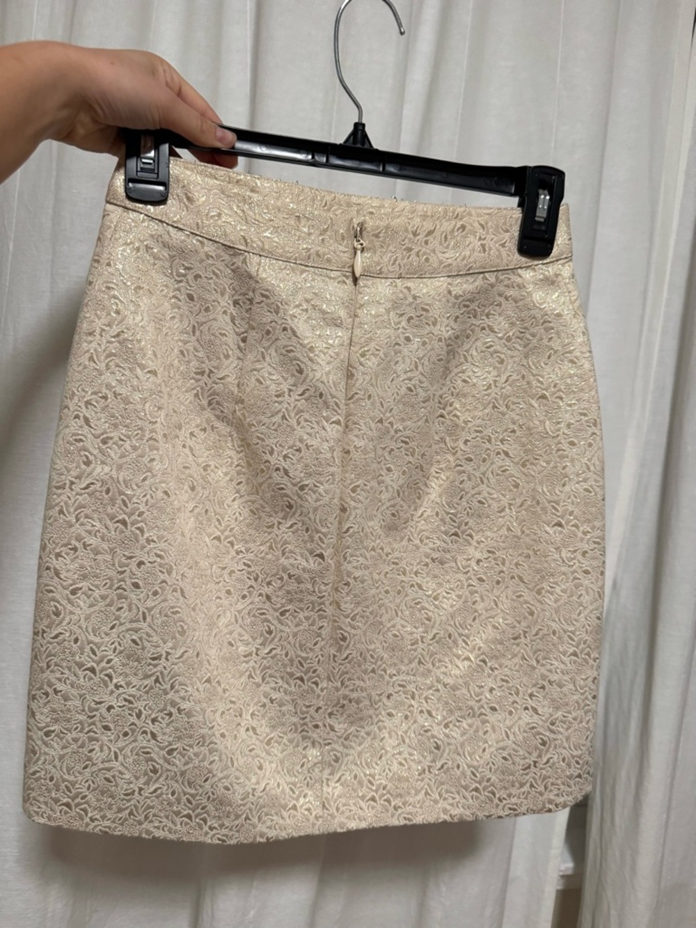 Gold & Beige Bebe Pencil Skirt - Picture 6 of 7